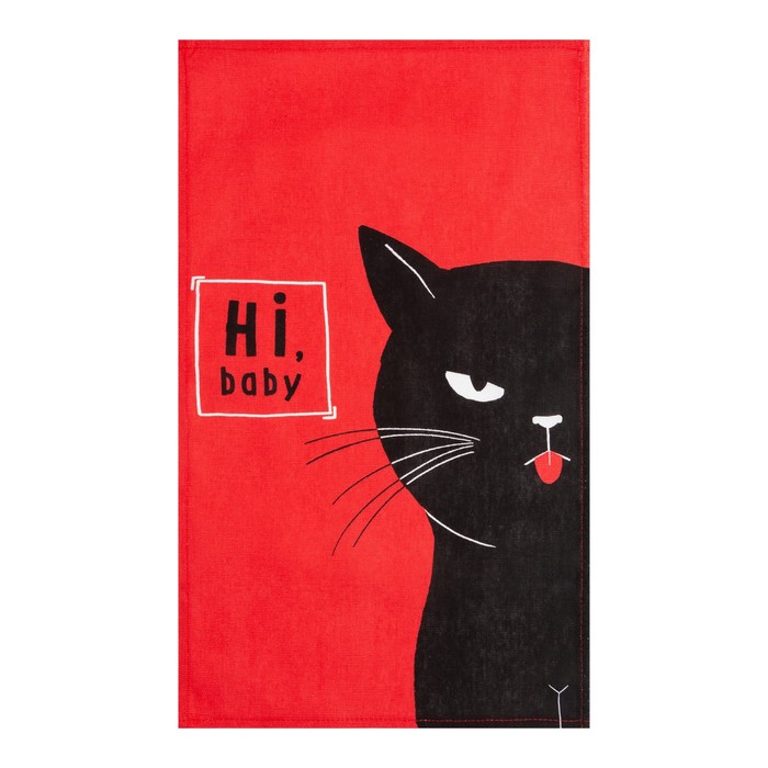 

Полотенце кухонное Доляна "Hi, Babe" 35х60 см, 100% хлопок, 160г/м2