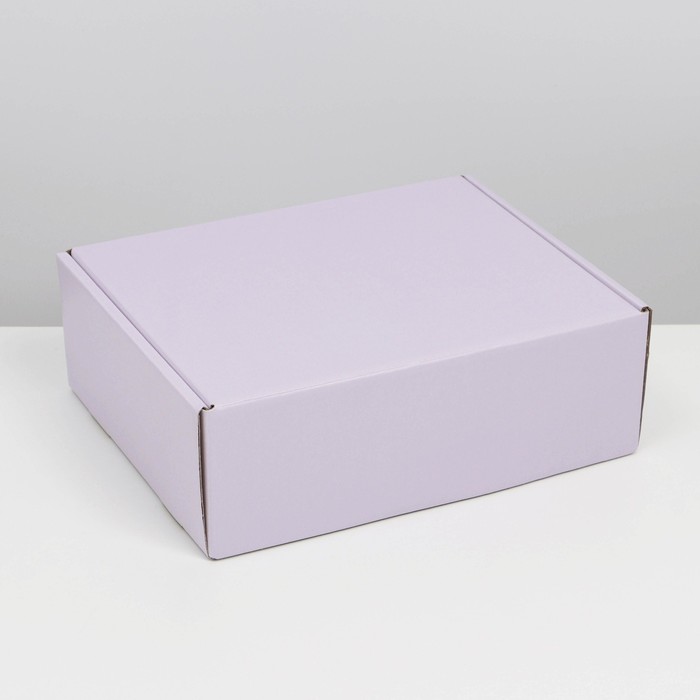 подарочная коробка двусторонняя краски 27 х 21 х 9 см Коробка подарочная складная, упаковка, «Лавандовая», 27 х 21 х 9 см