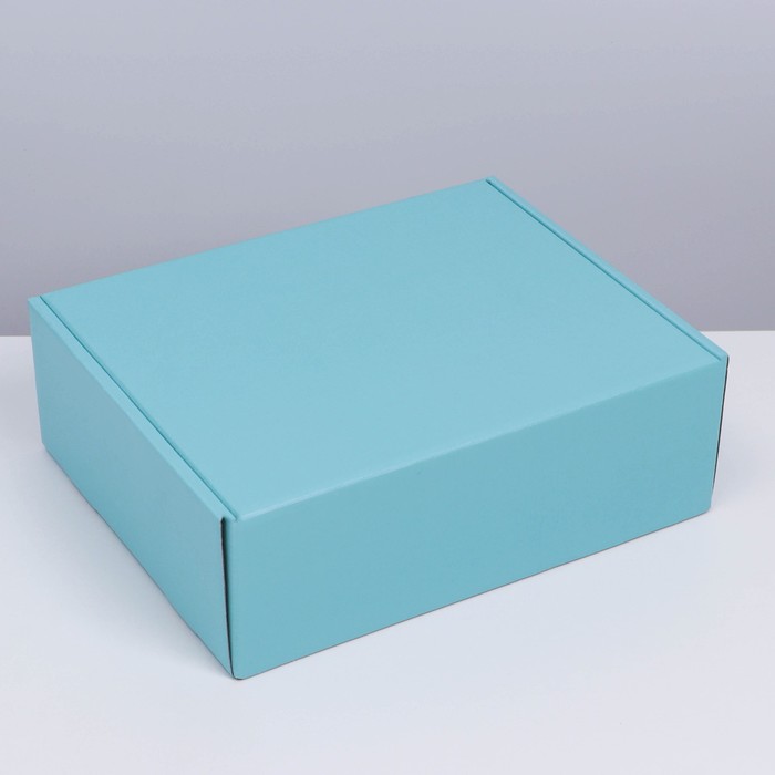 Коробка подарочная складная, упаковка, «Тиффани», 27 х 21 х 9 см подарочная коробка двусторонняя gift 27 х 21 х 9 см