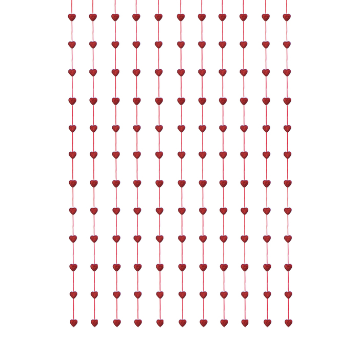 Гирлянда из сердец "Очарование" (12 сердец на нитке)