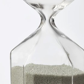 Декоративные песочные часы ТИЛЛСЮН, материал стекло, 16 см, цвет белый от Сима-ленд