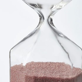 Декоративные песочные часы ТИЛЛСЮН, материал стекло, 16 см, цвет светло-розовый от Сима-ленд