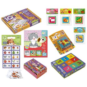 

Посылка. От Деда Мороза. 2-3 года. Большой комплект IQ-игр