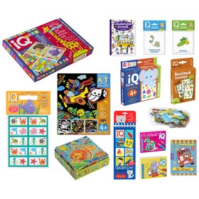 

Посылка. От Деда Мороза. 4-5 лет. Большой комплект IQ-игр