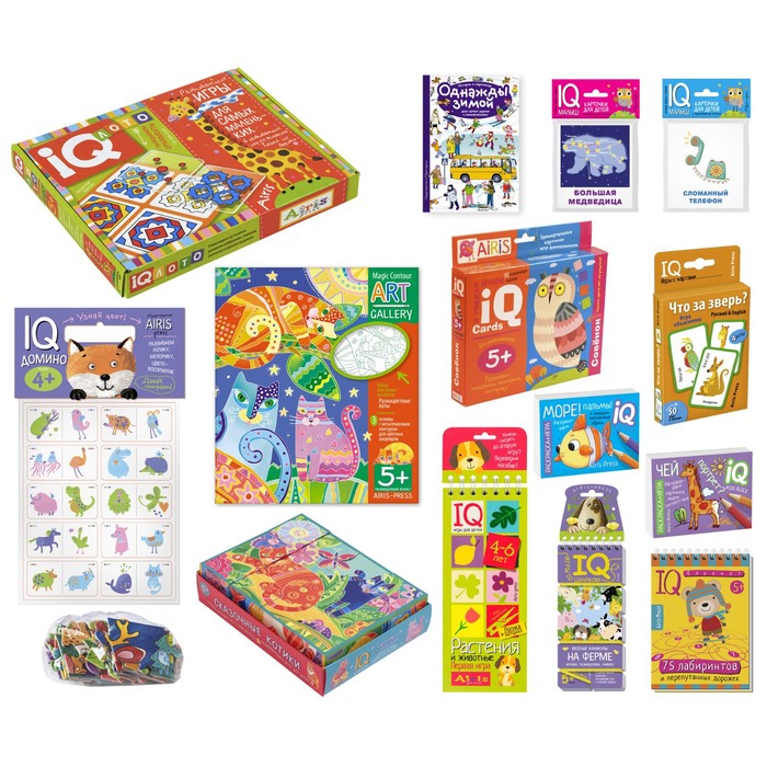 

Посылка. От Деда Мороза. 5-6 лет. Большой комплект IQ-игр