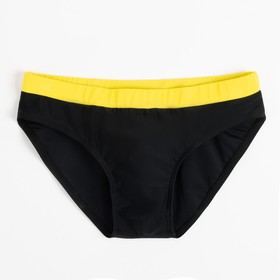 Плавки купальные для мальчика MINAKU, цвет чёрный/жёлтый, рост 86-92 Ош
