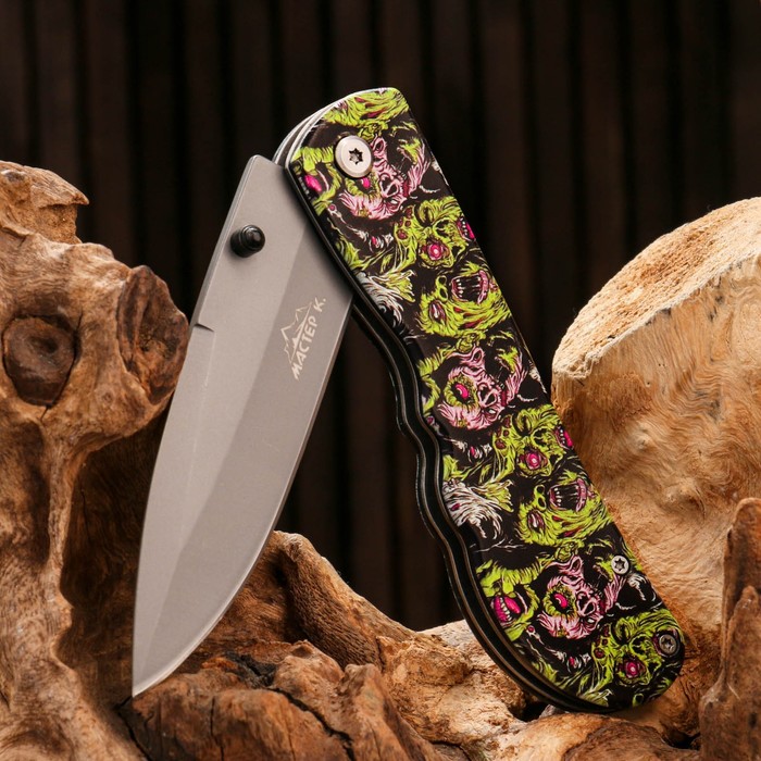 фото Нож складной "глитч", мастер к клинок 9,4 см