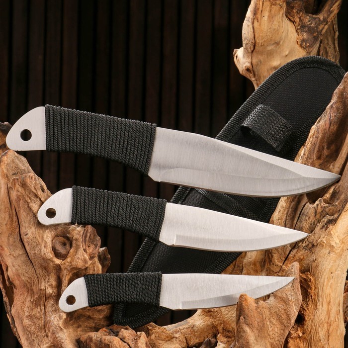 Набор метательных ножей "Закари", клинки 8,см, 9,см, 11,5см