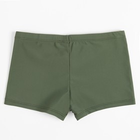 

Плавки купальные для мальчика MINAKU однотонные цвет зелёный рост 134-140