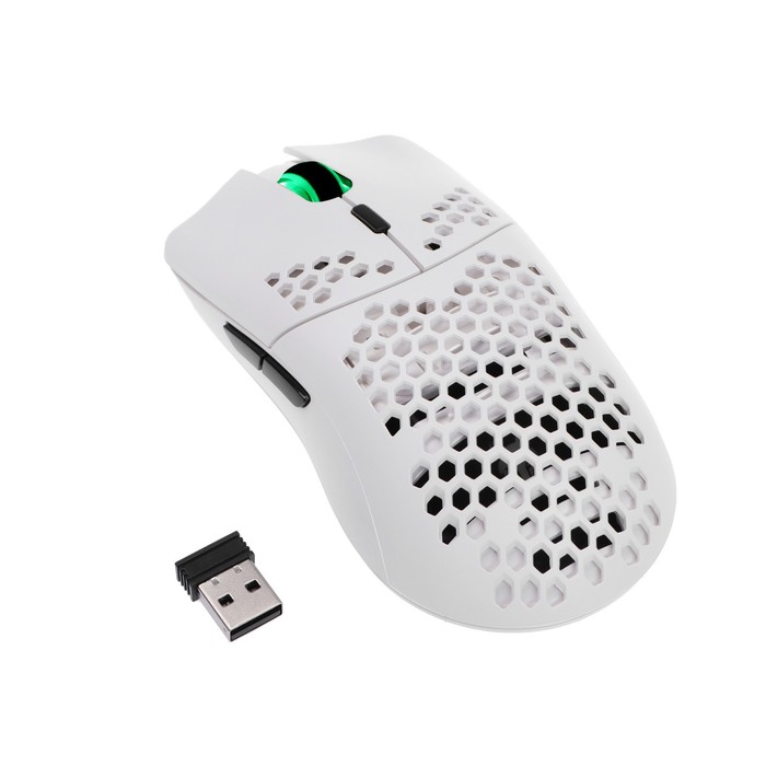 Мышь XYH80 MB-28 игровая беспроводная 600-3200 dpi 500 мАч с подсветкой белая 99000₽