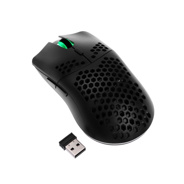 Мышь XYH80 MB-28 игровая беспроводная 600-3200 dpi 500 мАч с подсветкой черная 108900₽