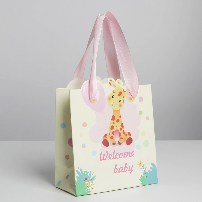 

Пакет «Счастливый жираф», 14 х 7 х 15 см