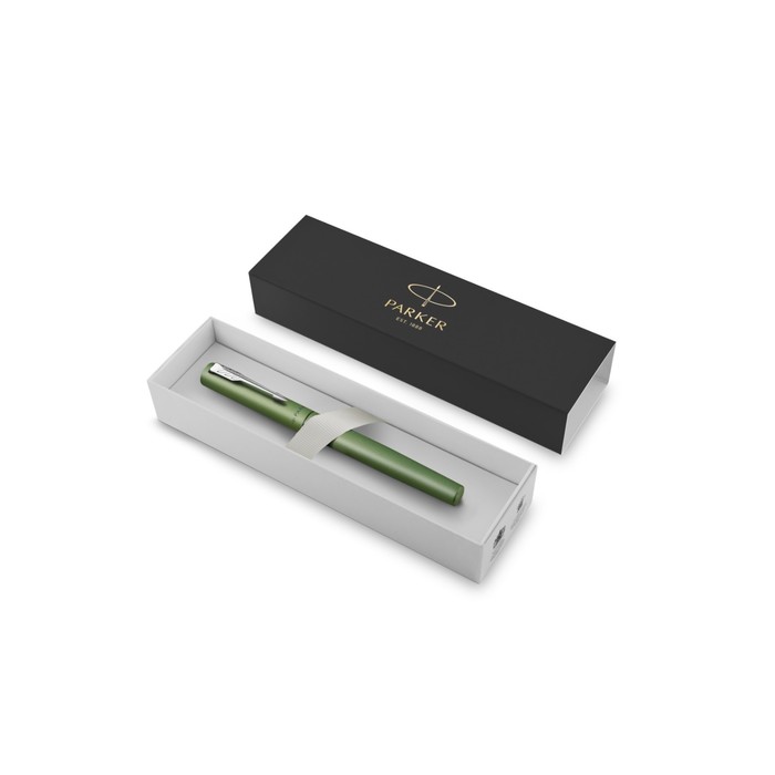 цена Ручка перьевая Parker Vector XL , зелёный корпус, перо F, нержавеющая сталь, подарочная коробка.
