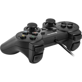 

Геймпад Defender Omega USB, проводной, вибрация, для PC, USB, черный