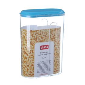 

Емкость для сыпучих продуктов 1,5 л, цвета МИКС