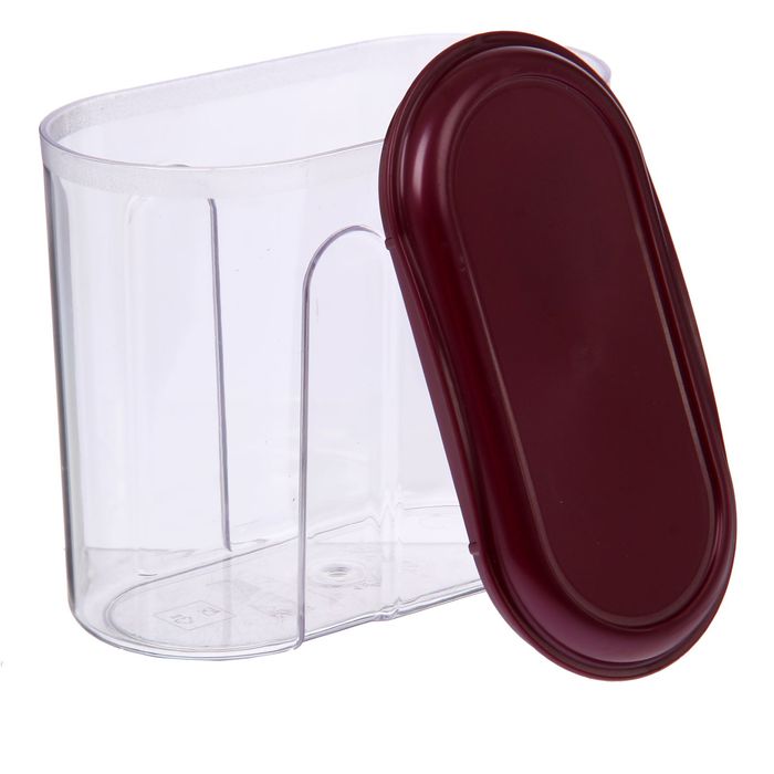 Ёмкость для сыпучих продуктов 1 л, цвет МИКС