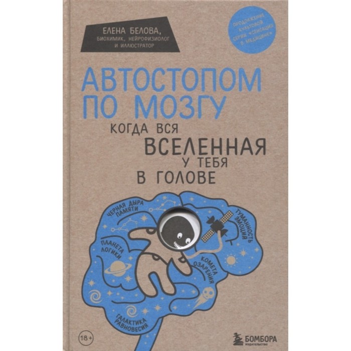 «Автостопом по мозгу. Когда вся вселенная у тебя в голове» ночник динозаврик меняет цвет при ударе по голове п у мелодии з у usb в к 13 8 5 8 5 см 200799220