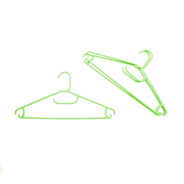 Вешалка-плечики размер 48-50, набор 3 шт, цвет МИКС