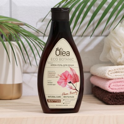 Крем-гель для душа OLEA. Eco Botanic с гибискусом и инжиром, 300 мл