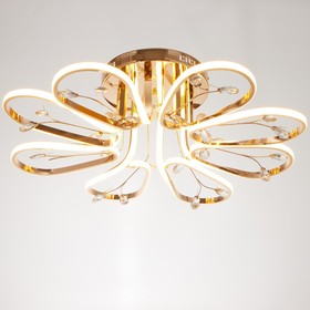 

Люстра 1686/8 LED 145Вт 3000-6000К золото 73х73х23 см