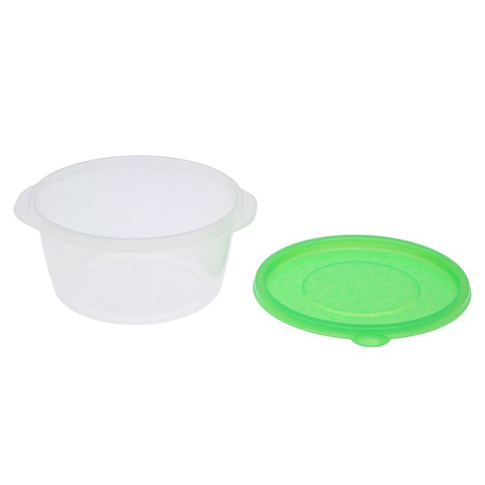 Контейнер пищевой 750 мл круглый "Арт-деко", цвет МИКС