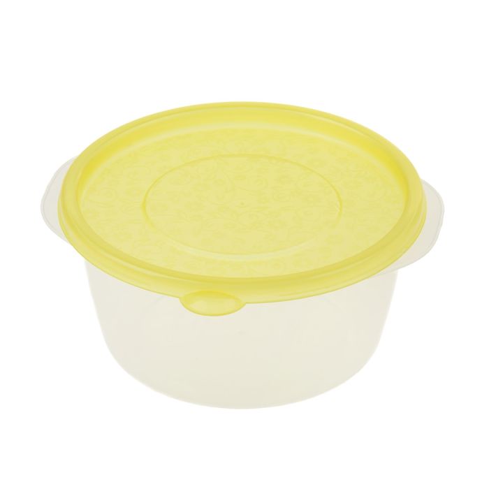 Контейнер пищевой 750 мл круглый "Арт-деко", цвет МИКС