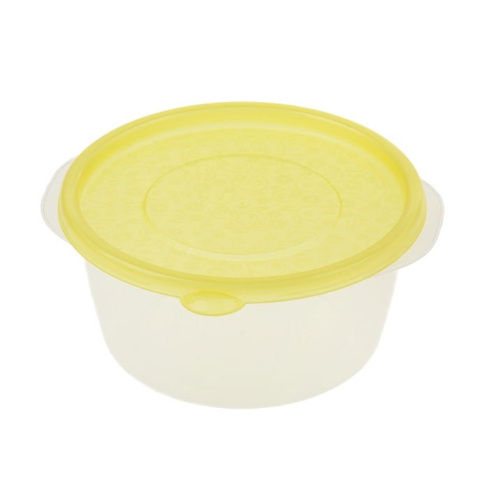 Контейнер пищевой 750 мл круглый "Арт-деко", цвет МИКС