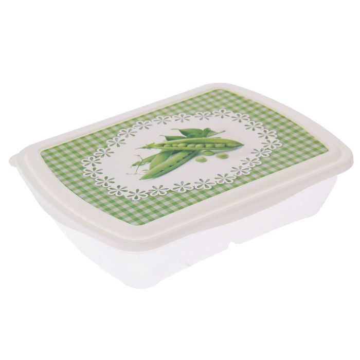 Контейнер для бутербродов 1,25 л "Рондо", цвет МИКС