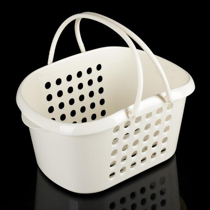 Корзинка универсальная "Прямоугольник" с ручками, цвет МИКС