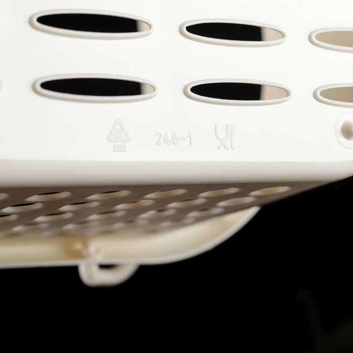 Корзинка универсальная "Прямоугольник" с ручками, цвет МИКС