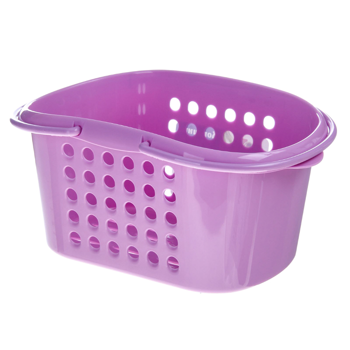 Корзинка универсальная "Прямоугольник" с ручками, цвет МИКС