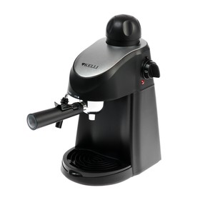 

Кофеварка KELLI KL-1491, рожковая, 1200 Вт, 0.24 л, капучинатор, чёрная
