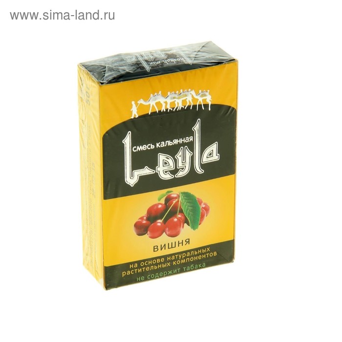 

Безникотиновая смесь для кальяна Leyla "Вишня", 50 г
