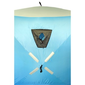 Окно для палатки WOODLAND/WOODLINE куб с выходом под трубу теплообменника от Сима-ленд