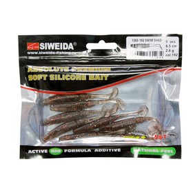 

Приманка силиконовая SIWEIDA "Swim Shad" 6,5см 2,6г (8шт.) цв. 192