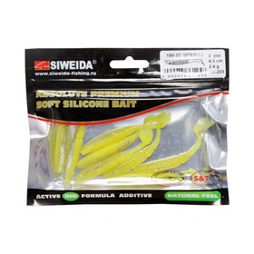 

Приманка силиконовая SIWEIDA "Swim Shad" 6,5см 2,6г (8шт.) цв. 203