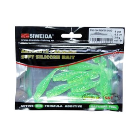 

Приманка силиконовая SIWEIDA "Fighter Shad" 6,5см 2,6г (8шт.) цв. 164