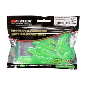 

Приманка силиконовая SIWEIDA "Fighter Shad" 7,5см 6,1г (7шт.) цв. 164