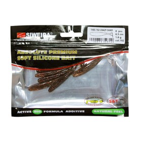 

Приманка силиконовая SIWEIDA "Crazy Shad" 6,5см 1,6г (8шт.) цв. 192