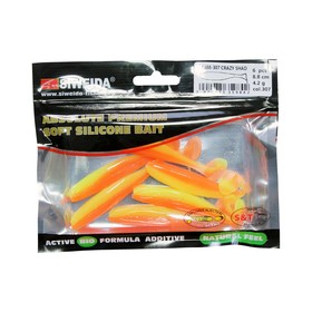 

Приманка силиконовая SIWEIDA "Crazy Shad" 8,8см 4,2г (6шт.) цв. 307