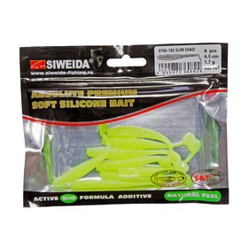 

Приманка силиконовая SIWEIDA "Slim Shad" 6,5см 1,7г (8шт.) цв. 165