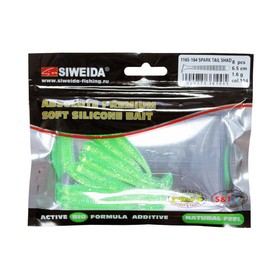 

Приманка силиконовая SIWEIDA "Spark Tail Shad" 6,5см 1,6г (8шт.) цв. 164