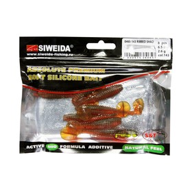

Приманка силиконовая SIWEIDA "Ribbed Shad" 6,5см 2,6г (8шт.) цв. 143