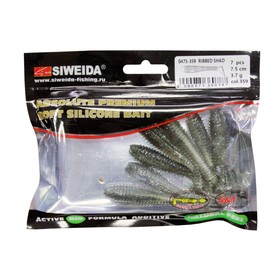 

Приманка силиконовая SIWEIDA "Ribbed Shad" 7,5см 3,7г (7шт.) цв. 359