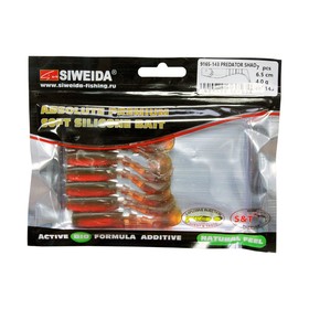 

Приманка силиконовая SIWEIDA "Predator Shad" 6,5см 4,0г (7шт.) цв. 143
