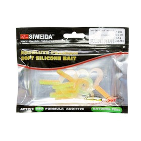 

Приманка силиконовая SIWEIDA "Double Tail Grub" 5,5см 1,2г (7шт.) цв. 283