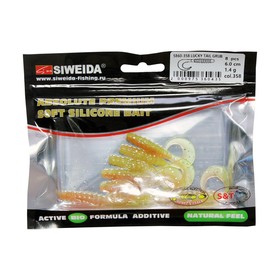 

Приманка силиконовая SIWEIDA "Lucky Tail Grub" 6,0см 1,4г (8шт.) цв. 358