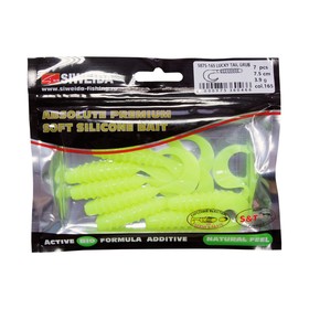 

Приманка силиконовая SIWEIDA "Lucky Tail Grub" 7,5см 3,9г (7шт.) цв. 165