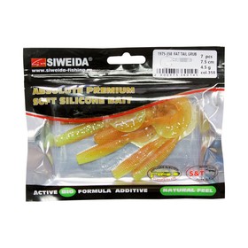 

Приманка силиконовая SIWEIDA "Fat Tail Grub" 7,5см 4,5г (7шт.) цв. 358