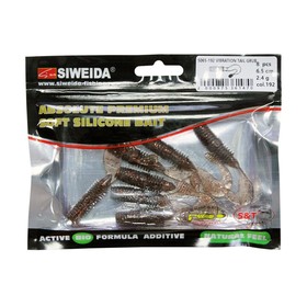 

Приманка силиконовая SIWEIDA "Vibration Tail Grub" 6,5см 2,4г (8шт.) цв. 192